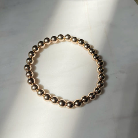 6 mm 14k Gold Filled Essential Bracelet