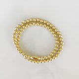 Gracie 5mm 14k Gold Filled Seed Wrap Bracelet